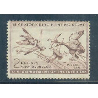 RW20 $2 Blue-Winged Tail Average MNG NA1714