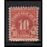 Used J84 10c Postage Due Average K1372