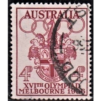 AUSTRALIA, 1956 4d Olympic Games, SG 290 (Scott #288), used