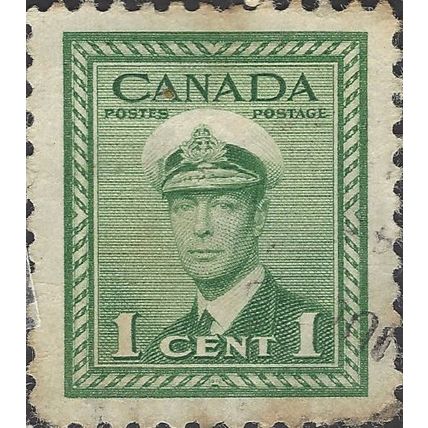 CANADA, King George VI Naval uniform, green 1942, 1c, #3