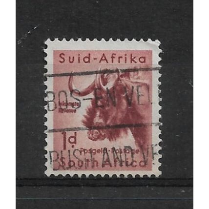 SouthAfrica.SG152 1d Black Wildebeest.Fine Used.May22d