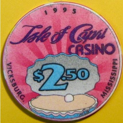 Isle Of Capri. $2.50 Casino Chip. Vicksburg, MS. V22.
