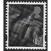 SG S170: £1.63 multicoloured Scotland Regional Stamp: Tartan