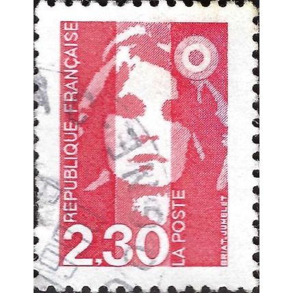 FRANCE, Marianne of Briat, red 1989, 2.30F, #2