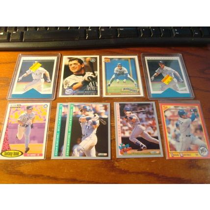 1990-1996, 9-Cards, HOF, EDGAR MARTINEZ, Mariners
