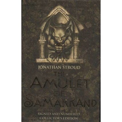 Amulet of Samarkand: Jonathan Stroud. signed limited edition.
