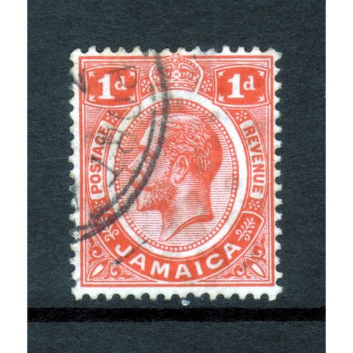 JAMAICA 1912 SG58 1d CARMINE RED FINE USED#3