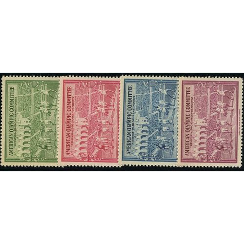 1940 American Olympic Committee - Post Stamp - Complete Set - #2 MNH (**)