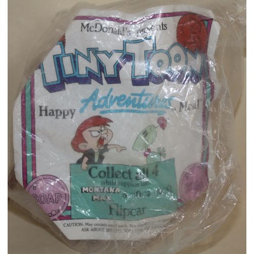 1991 McDonalds Tiny Toons Flip Cars Montana Max & Gogo Dodo Mint in Package