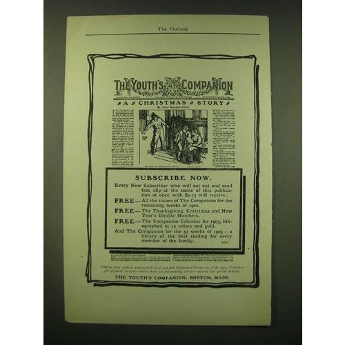 1902 The Youth's Companion Ad - The Youth's Companion a Christmas Story