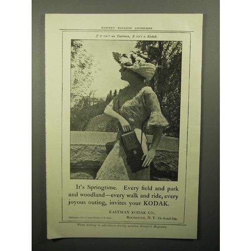 1913 Kodak Camera Ad - It's Springtime