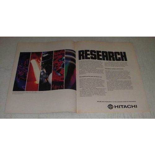 1986 Hitachi Research Ad