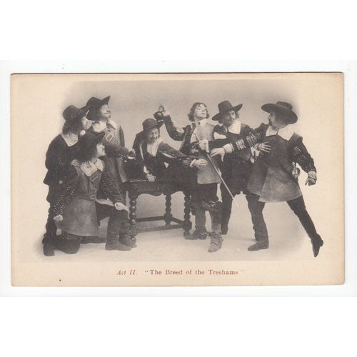 Theatrical Group The Breed of the Trenhams Postcard