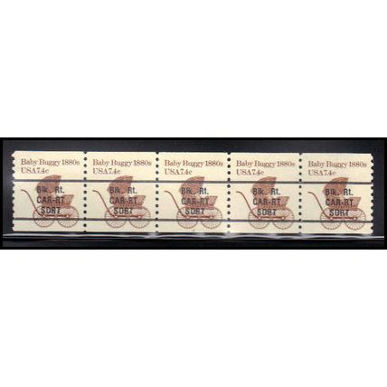 1902a 7.4c Baby Buggy Very Fine MNH Dry Gum PNC 2/5 X1438