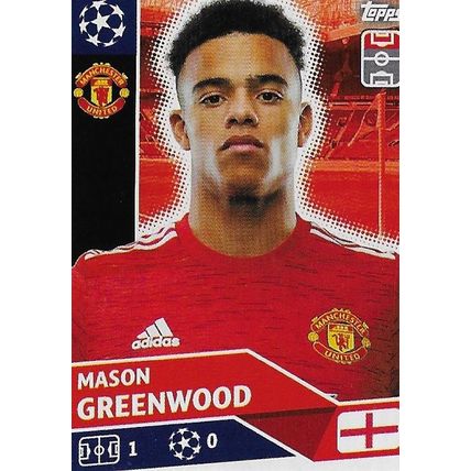 Topps UEFA Champions League 2020/21 Stickers: MUN18 - Greenwood