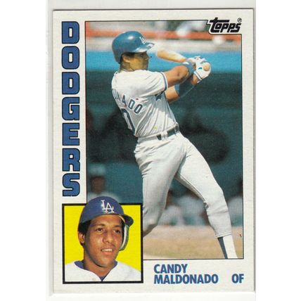 1984 Topps baseball card 244 Candy Maldonado
