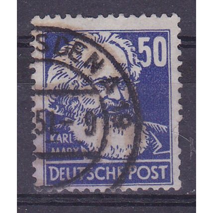 GERMANY 1948 RUSSIAN ZONE 50PF USED SG R45 #2