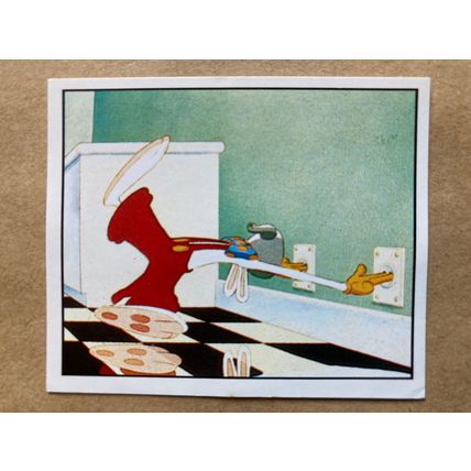 Who Framed Roger Rabbit Sticker # 14 (A) unused 1988 Panini Disney