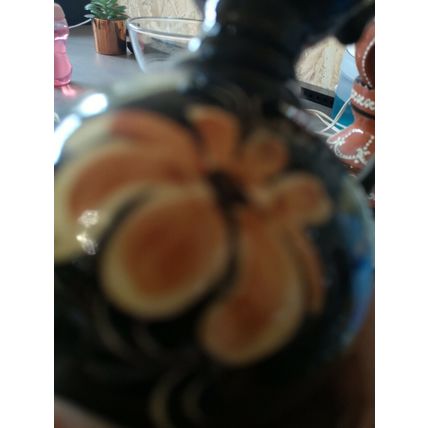 Black Floral Jug Germany