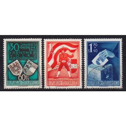 ÖSTERREICH AUSTRIA [1950] MiNr 0952-54 ( O/used ) [01]
