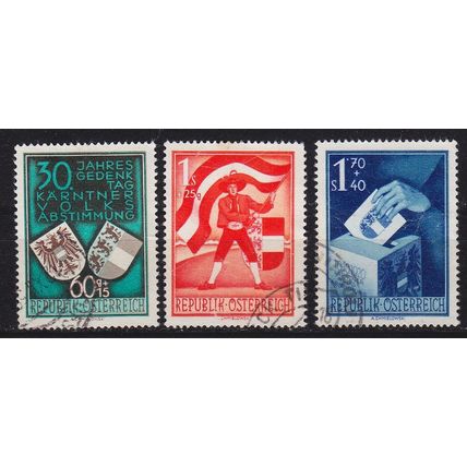 ÖSTERREICH AUSTRIA [1950] MiNr 0952-54 ( O/used ) [02]