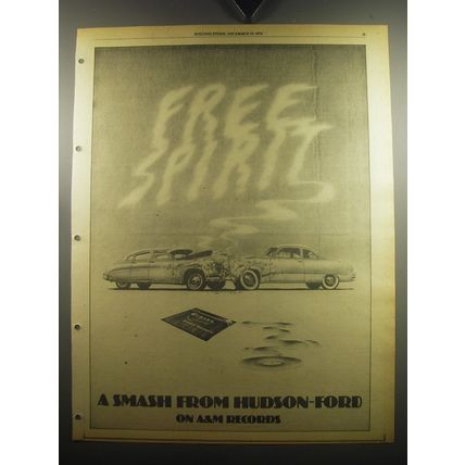1974 Hudson-Ford Free Spirit Album Ad - A smash from Hudson-Ford