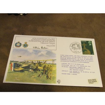 Flown 1979 British Forces Postal Cover - 1st Airmail Service Folkestone-Cologne