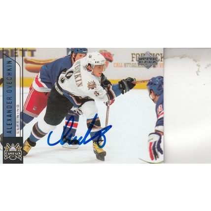 ALEXANDER OVECHKIN 2007 AUTOGRAPHED WASHINGTON CAPITALS STANLEY CUP CHAMPION LW