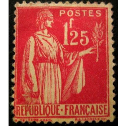 FRANCE 1932-39 PEACE DEFINITIVE S.G. 513a - PERF: 14 X 13 1/2. #02402