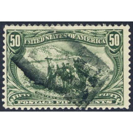 291, Used FVF 50¢ Trans Mississippi - Stuart Katz