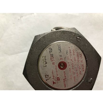 NEW 1/2 TD52, 1/2" Spirax Sarco TD52,B.M. 54530C, Thermo Dynamic Steam Trap,TE