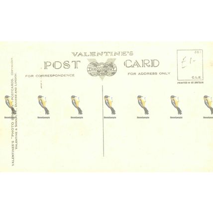 Conway Castle & Bridge, Wales, Valentines Photo Brown Postcard, 1938