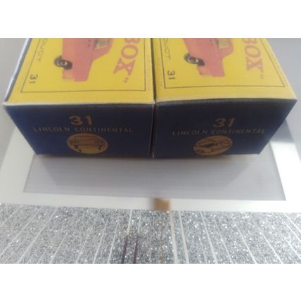 Matchbox - 31 Lincoln Continental (Red) - Replica Box