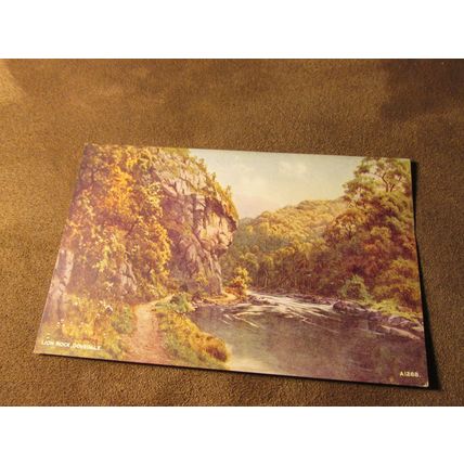 Valentines postcard - Lion Rock, Dovedale Peak District - E.H Thompson / A1268