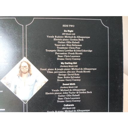 LP. 1973. MICHAEL de ALBUQUERQUE.WE MAY BE CATTLE BUT WE'VE ALL GOT NAMES.NMINT