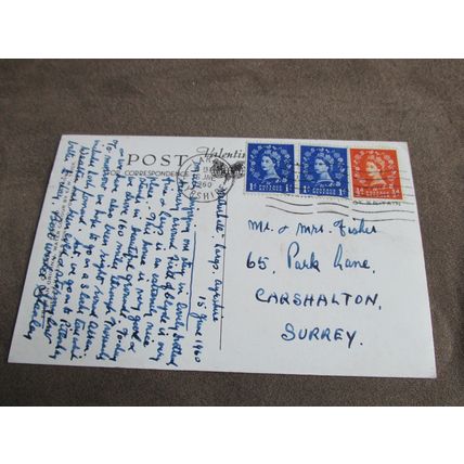 Valentines Postcard - Broomfields. Largs Ayrshire - Artist EW Trick / A2226