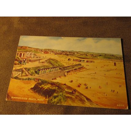 Valentines Postcard - Summerleaze Beach Bude, Cornwall - Artist .W Trick / A2212