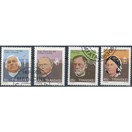 Celebrities of Medicine - Transkei 1983 - FDI H - SG 125/8