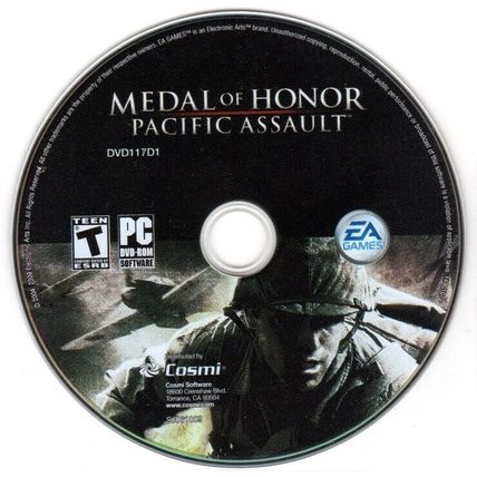 Medal of Honor: Pacific Assault (PC-DVD, 2011) Vista/XP/2000 - NEW DVD in SLEEVE