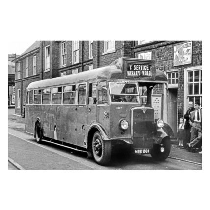 pt7456 - Lincolnshire Bus no 1817 to Warley Road - print 6x4