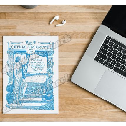 1920 - 1930 FA Cup Final Programme Cover A5 Prints *FREE P&P
