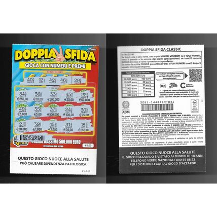 Gratta e Vinci - Doppia Sfida Classic - Lotto 3081