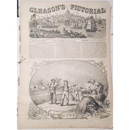 Gleason's Pictorial, June 17, 1854 - Marblehead, MA; Cologne; Great Chartreuse
