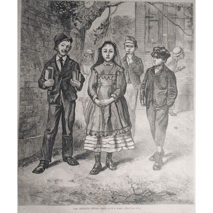 "The Reigning Belle" - Harper's Weekly, July 21, 1877