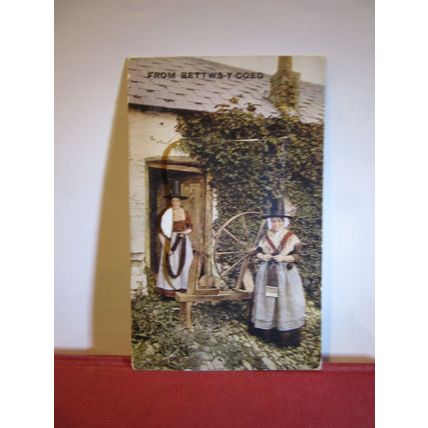 BETWS-Y-COED, WALES LIFT THE FLAP unused novelty postcard by Photochrom =