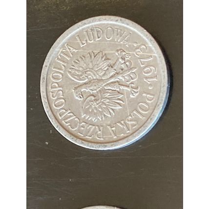 Umlaufmünze Polen 10 Groszy 1973 mit Münzzeichen
