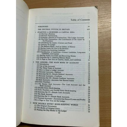 1972 "BOOK-KEEPING MADE SIMPLE" ILLUSTRATED PAPERBACK BOOK (P4)