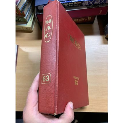 RARE* 1963 MAC METAL AGENCIES Co No.63 CATALOGUE HEAVY BOOK & PRICE LIST (P12)