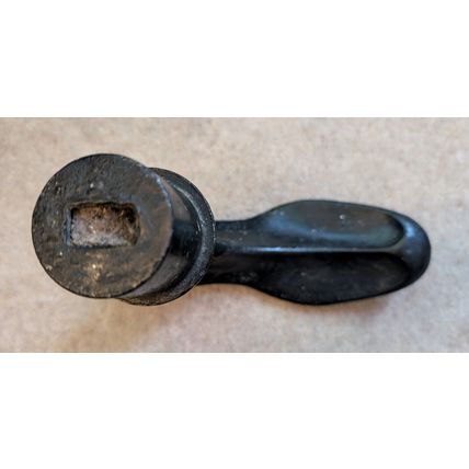 SHOE LAST Door Stop Metal Architectural Salvage Industrial Cobbler 1930s Antique