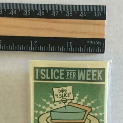 New 2024 D23 Expo Marvel Loki Series Slice of Pie TVA 3'' x 2'' Button